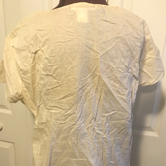 HP๐Cream ribbon tie-gold beading &embellishment - Picture 3 of 4